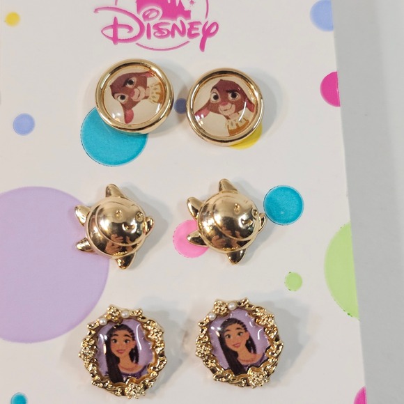 Disney‎ Parks Wish Asha Valentino Star Earrings Stud Set - Picture 2 of 3
